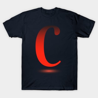 Letter C beautiful letters T-Shirt